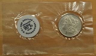 1882 O AU Unc / Slider Morgan Silver Dollar   GSA Soft Pack   Scarce 