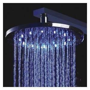  10 Inch Color Changing LED Shower Head with Circle LED 