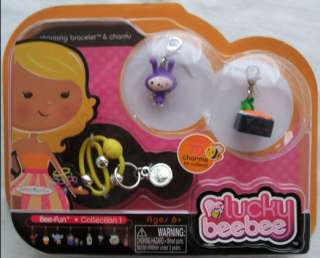 Lucky Bee Bee BeeBee Charms Sushi and Rabbit. New in package.