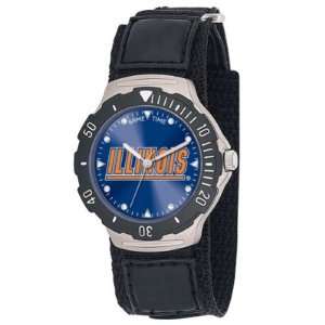   Illini Game Time Agent Velcro Mens NCAA Watch