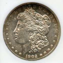 Morgan Silver Dollar 1902 o ANACS MS 62 Breen 5692  