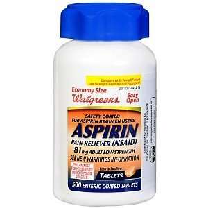 com  Aspirin Adult Low Strength Safety Coated Tablets 81 mg 
