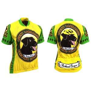  Lucky Labrador Womens Bicycle Jersey X large Sports 