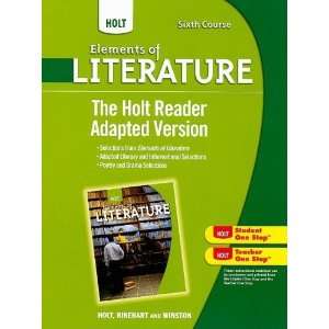   Holt Elements of Literature, Sixth Co [Paperback] Kylene Beers Books
