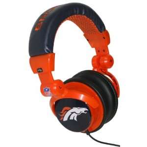  iHip NFH22DEB NFL Denver Broncos DJ Style Headphones, Blue 