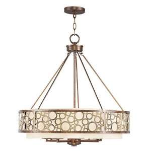 Livex 8678 64 Avalon 8 Light Chandeliers in Palacial Bronze With 