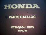 Used Microfiche Parts Catalog for 1964 thru 1966 Honda CT200.