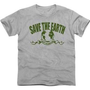 La Salle Explorers Save the Earth Slim Fit T Shirt   Ash