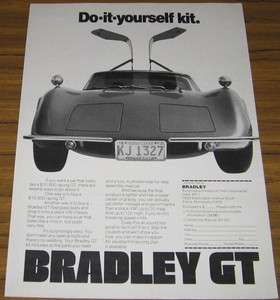 1974 VINTAGE AD BRADLEY GT KIT CARS~VW VOLKSWAGEN CHASSIS  