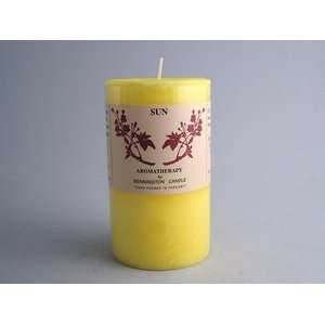    Sun aromatherapy pillar candle Bennington Candle
