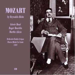 Reynaldo Hahn   MOZART with Géorie Boué 1959 1CD  