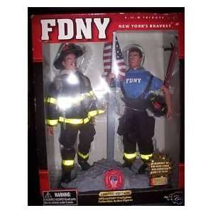  Fdny 9/11/01 Tribute New Yorks Bravest Action Figures 