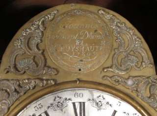 1700s Period Antique French Provincial Grandfather Clock (Oak 