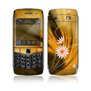  BlackBerry Pearl 3G 9100 Decal Skin   Flame Flowers 