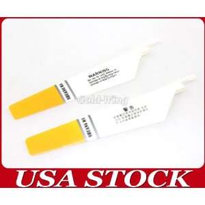   9103 RC Helicopter Spare Part Main Blade Yellow 9103 03 Toys & Games