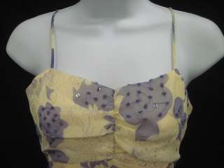 NWT MONKEYWEAR Girls Yellow Silk Dress Sz 10P $195  