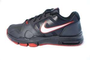NIKE TRAINER 1.2 LOW MENS ATHLETIC SHOES BLACK/RED 431848 006  