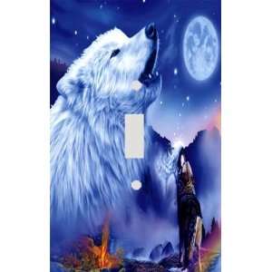  Mystical Wolf Decorative Switchplate Cover