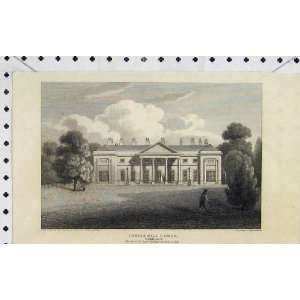    1814 View Castle Hill Lodge Middlesex Duke Kent Pye