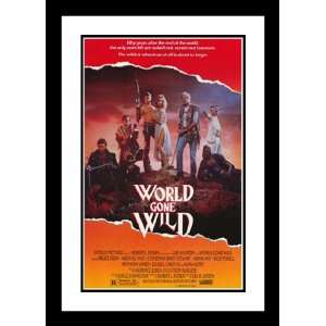 World Gone Wild 32x45 Framed and Double Matted Movie 