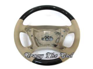 W209 2003 2009 03 09 Steering Wheel Standard Birdeye Beige Mercedes 