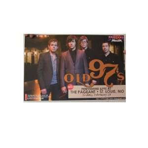   Old 97s Poster Handbill Grand Theater St. Louis 97s 