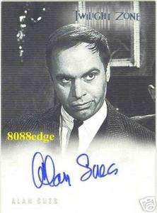 2004 TWILIGHT ZONE AUTOGRAPH AUTO CARD #A74 ALAN SUES as WILFRED 