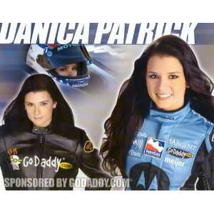  2007 Danica Patrick Go Daddy postcard 