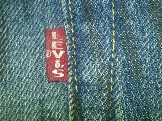 VINTAGE LEVI Striped 1960s 501 Selvage Big E 30 X 32  