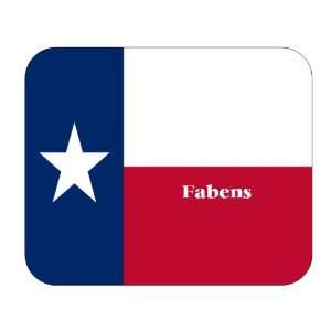    US State Flag   Fabens, Texas (TX) Mouse Pad 