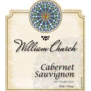   William Church Winery Cabernet Sauvignon 750ml Grocery & Gourmet Food