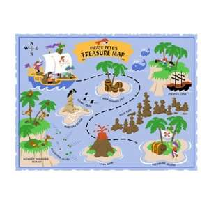  Small Pirate Petes Treasure Map Paint By Number Wall 