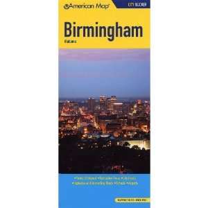 American Map 609136 Birmingham Alabama City Slicker Map 