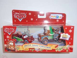 Disney Cars Story 2011 MATER SAVES CHRISTMAS SNOWPLOW McQUEEN & WHEE 