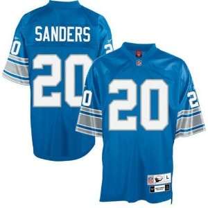   NFL Jersey Barry Sanders #20 Blue Throwback Jersey