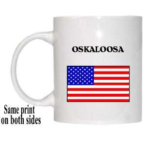  US Flag   Oskaloosa, Iowa (IA) Mug 