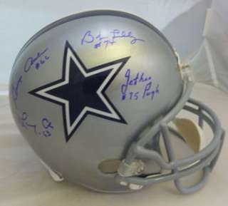DALLAS COWBOYS AUTOGRAPHED/SIGNED DOOMSDAY DEFENSE FULL SIZE HELMET W 