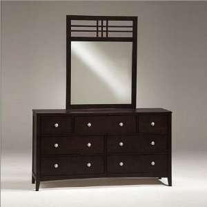  Banyan Dresser with Wood Mirror   Hillsdale 1418 717 721 