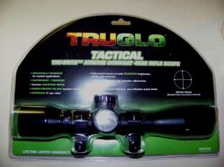 Truglo 4x32 Tru Brite Xtreme Tactical Compact Riflescope Mil Dot 