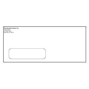  White No. 10 Business Envelope with Window Office 