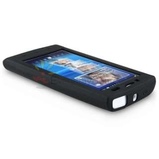   White Silicone Skin Case Cover For Sony Ericsson Xperia X10  