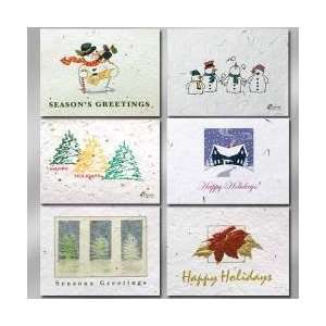  FHC6 G    Seeded Paper Holiday Card Six Packs