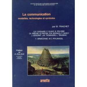   Modalités, technologies et symboles (9782718405582) Frachet Books