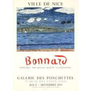Galerie Des Ponchettes by Pierre Bonnard, 21x30 