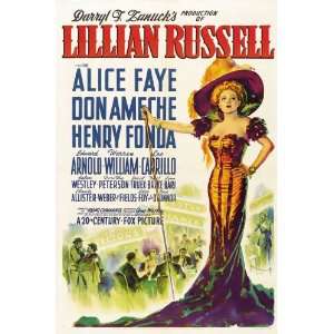  Lillian Russell Movie Poster (11 x 17 Inches   28cm x 44cm 
