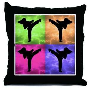  Squares Martial Arts Girls Pillow