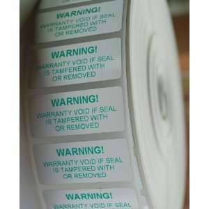   VOID SECURITY STICKERS LABELS w/ SERIAL NUMBERS