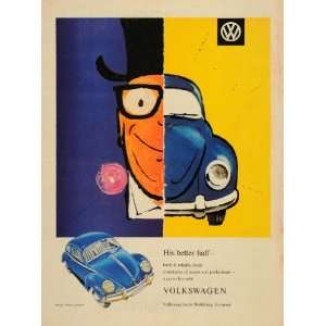   Ad Volkswagen VW Bug Hans Looser Wolfsburg Germany   Original Print Ad