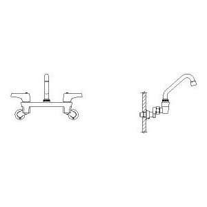  Delta Commercial 28C4243 AC S3 28T Wall Mount Sink Faucet 