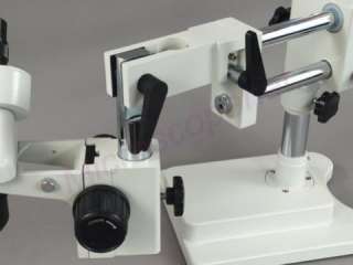 Binocular Stereo Microscope 20X 40X 80X with Boom Stand  